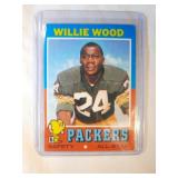 1971 Topps Willie Wood  Green Bay Packers USC /