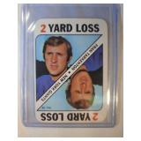 1971 Topps Fran Tarkenton Game Card  New York