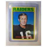 1972 Topps George Blanda Oakland Raiders Kentucky
