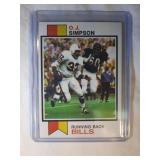 1973 Topps O. J. Simpson 2003 yards season ! -