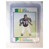 1973 Topps Art Shell ROOKIE CARD  Oakland Raiders