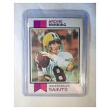 1973 Topps Archie Manning  New Orleans Saints Ole