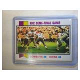 1973 Topps Roger Staubach Playoff Game cardDallas