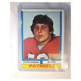 1974 Topps John Hannah ROOKIE CARD  Patriots
