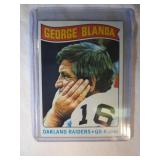 1975 Topps George Blanda Oakland Raiders Kentucky