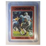 1976 Topps Roger Staubach Playoff Game cardDallas