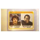1978 Topps Walter Payton Rushing Leaders  Chicago