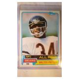 1981 Topps Walter Payton  Chicago Bears Jackson