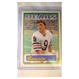 1983 Topps Jim McMahon ROOKIE CARD  Chicago Bears