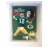 RARE 1993 Metallic Images Lynn Dickey QB Legends -