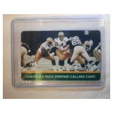 RARE 1995 Brett Favre PHONE CARDGreen Bay Packers