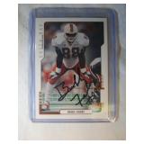 AUTOGRAHED 2000 UD MVP Bubba Franks ROOKIE CARD 