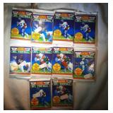 10 UNOPENED packs 1991 Score Football  Possible