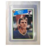 1988-89 Topps Brett Hull ROOKIE CARD  St. Louis