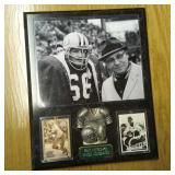 Vince Lombardi/Ray Nitschke plaque