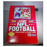 1990 Score football wax box