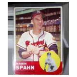 1963 Topps Warren Spahn #320