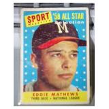 1958 Topps Ed Mathews card #480