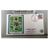 Green Bay Packer 75th Anniversary first day cover