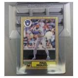Paul Molitor autographed card