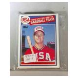1985 Topps USA 16 card team set w/McGwire rookie
