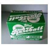 1991 Topps Traded baseball set