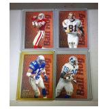 lot of 4 1996 Pinnacle Ball Hog cards