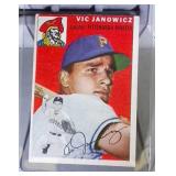 1954 Topps BB card - #16 Vic Janowicz