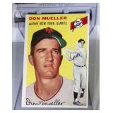 1954 Topps BB card - #42 Don Mueller