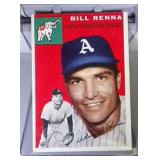 1954 Topps BB card - #112 Bill Renna