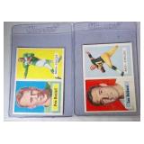 1957 Topps FB cards - #2 Retzlaff & #4 Baldacci