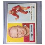 1957 Topps FB cards - #12 Torgeson & #13 Bielski