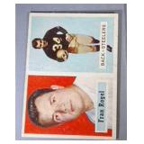 1957 Topps FB cards - #27 Rogel & #34 Wade