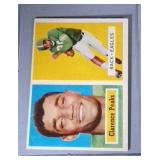 1957 Topps FB cards - #37 Peaks & #39 Tarasovic