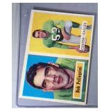 1957 Topps FB cards - #73 Pellegrini & #74 Sanford