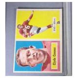 1957 Topps FB cards - #78 Connor & #80 Cassady