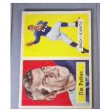 1957 Topps FB cards - #83 Patton & #86 Womble