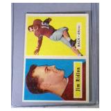 1957 Topps FB cards-#139 Ridlon & #140 Bratkowski