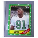 1986 Topps Reggie White rookie card