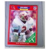1989 ProSet Deion Sanders rookie card