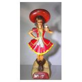 Miller High Life statue - chalk ware