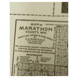 1924 original Marathon/Lincoln Co map