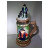 hand painted beer stein
