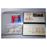 lot of 20 stamps, first day covers and token