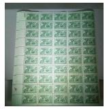 U.S. MNH 3 cent stamp sheet