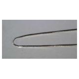 18 inch sterling silver box chain