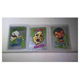 lot of 3 1996 Goosebumps foil cards