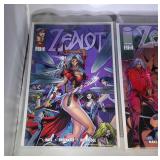 lot of 3 Zealot comics - 1, 2 and 3
