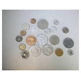 lot of 20 foreign coins