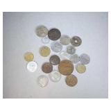 lot of 20 foreign coins